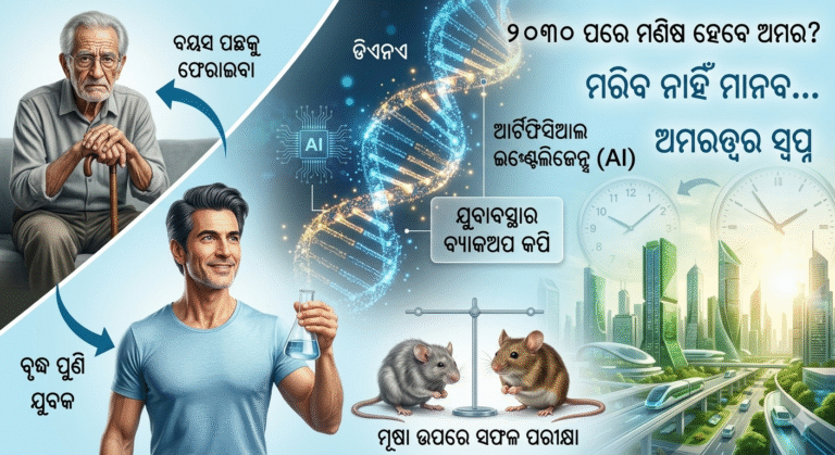 ୨୦୩୦ ପରେ ମଣିଷ ଅମର ହେବେ କି? ବୟସ ପଛକୁ ଫେରାଇବା ଗବେଷଣା