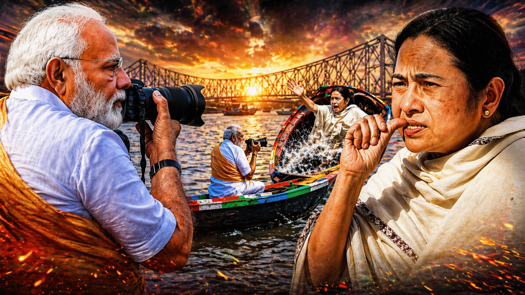 Modi vs Mamata: Boat Ride Politics Heats Up in Bengal | Who Will Win 2026?